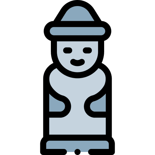 Jeju figure architecture and city sculpture icon Jeju figure architecture and city sculpture icon