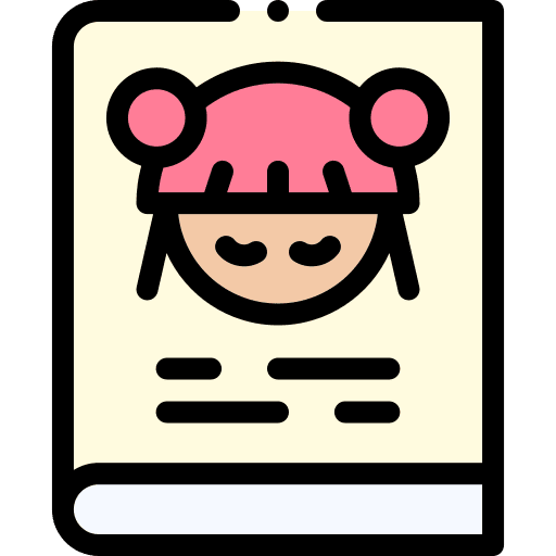 Manga education japanese comic book icon Manga education japanese comic book icon