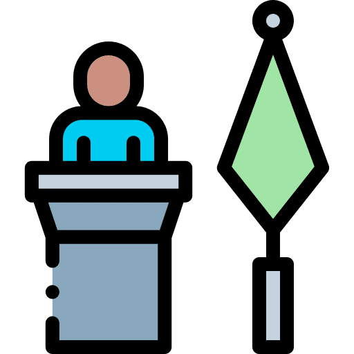 Mayor conference mayor presentation icon