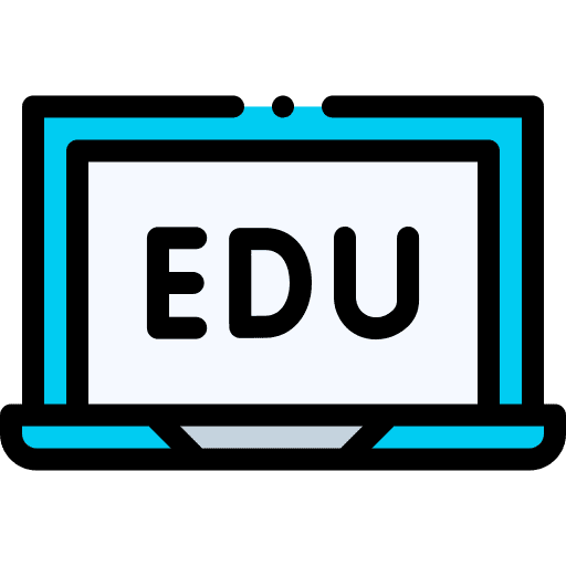 Online education elearning technology education icon Online education elearning technology education icon