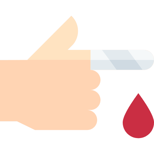 Finger plaster hand injury icon