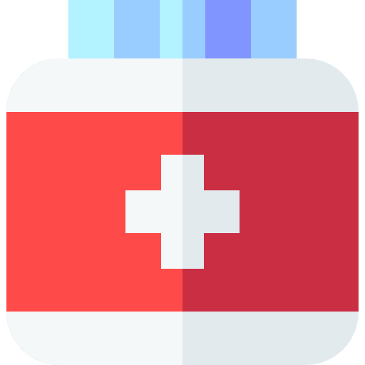 Medicine medication healthcare and medical bottle icon