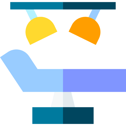 Operating room operation surgery room bed icon