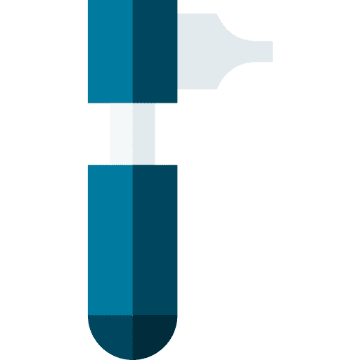 Otoscope medical equipment healthcare and medical auriscope icon