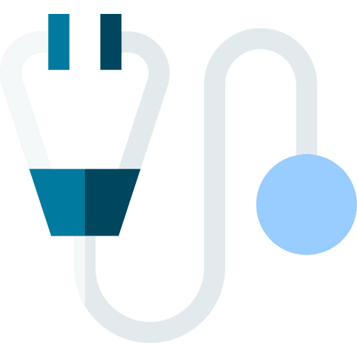 Stethoscope doctor medical tool healthcare and medical icon