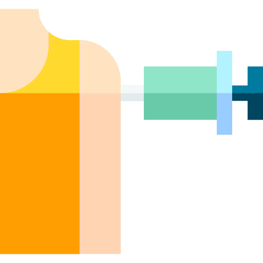 Injection arm inject injection icon