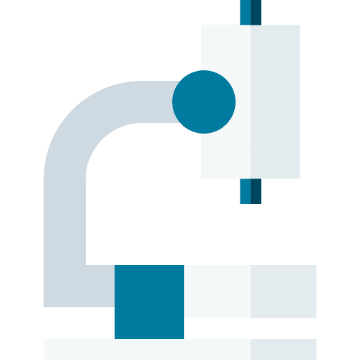 Microscope laboratory education microscope icon