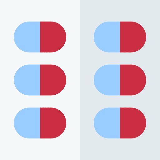 Pill medicine drug capsule icon