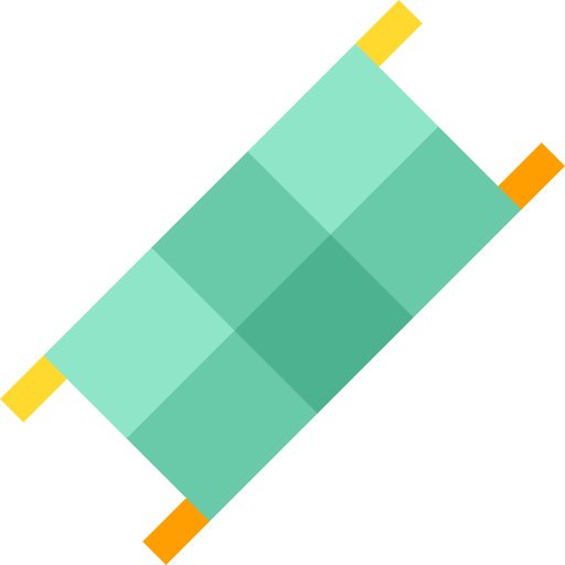 Stretcher illness medical assistance stretcher icon