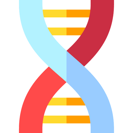 Dna healthcare dna science icon