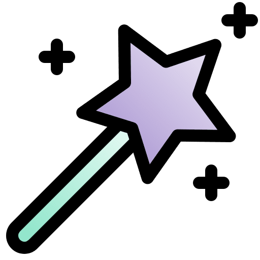 Magic wand magic wand wizard witchcraft icon