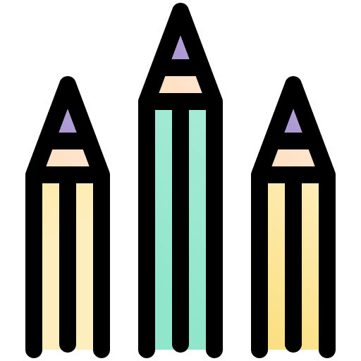 Pencil pencil art and design education icon Pencil pencil art and design education icon