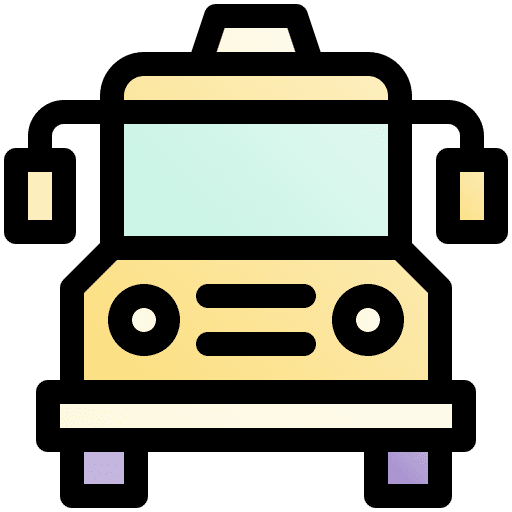 School bus transport school transportation icon School bus transport school transportation icon