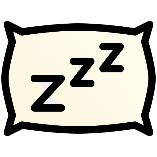 Sleep sleeping pillow rest icon Sleep sleeping pillow rest icon