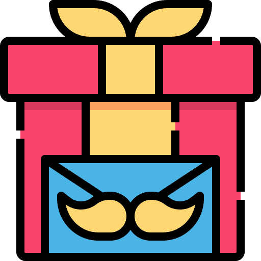 Gift box dad birthday and party gift box icon