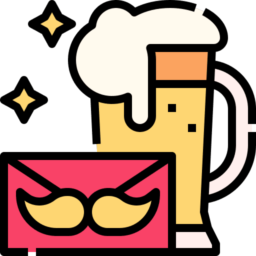 Beer beer mug letter dad icon