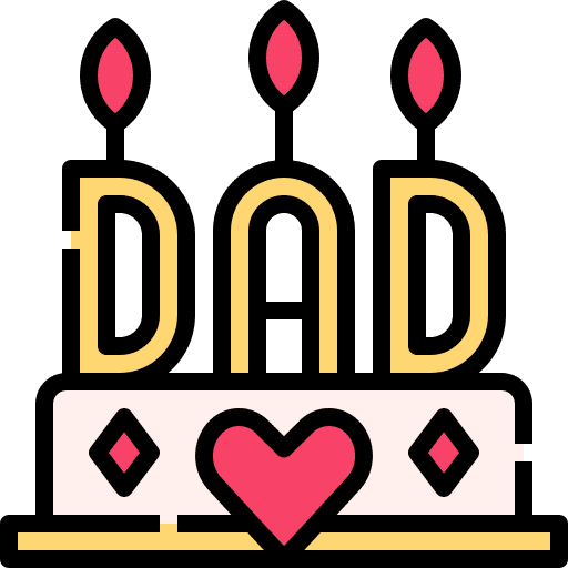 Cake bakery cake dad icon