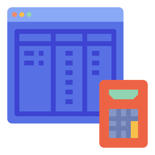 Calculate account banking finance icon