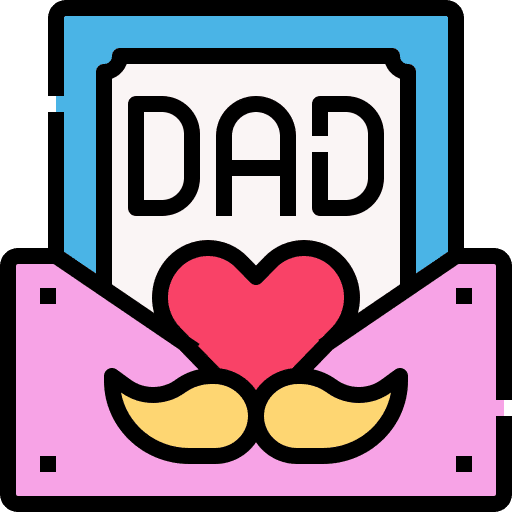 Card communications celebration card icon