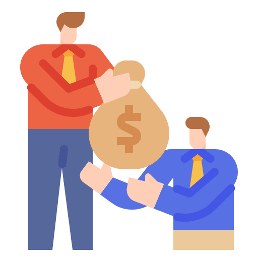 Loan business borrow loan icon
