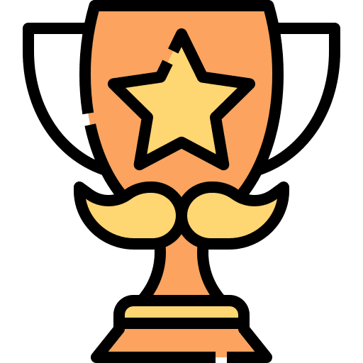 Trophy dad trophy cup icon
