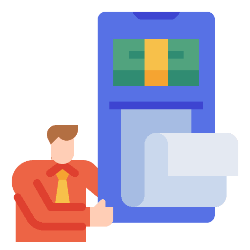 Bill bank application banking icon