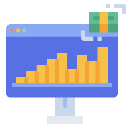 Exchange rate statistic trading banking icon Exchange rate statistic trading banking icon