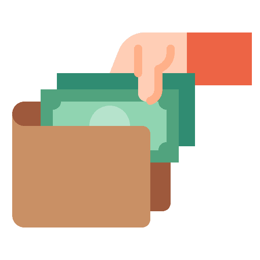 Expense expense financing money icon Expense expense financing money icon