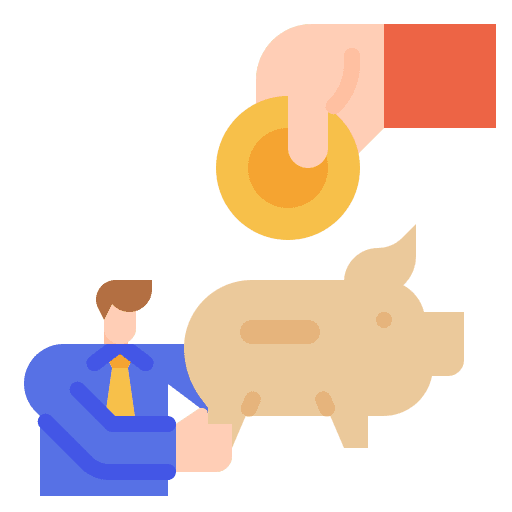 Piggy bank saving business and finance piggy bank icon Piggy bank saving business and finance piggy bank icon
