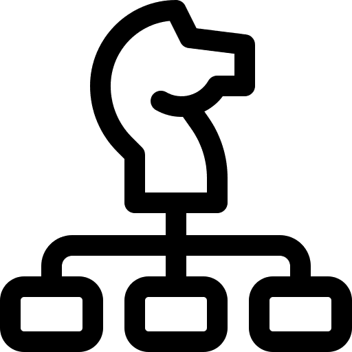 Strategy hierarchy knight business and finance icon Strategy hierarchy knight business and finance icon