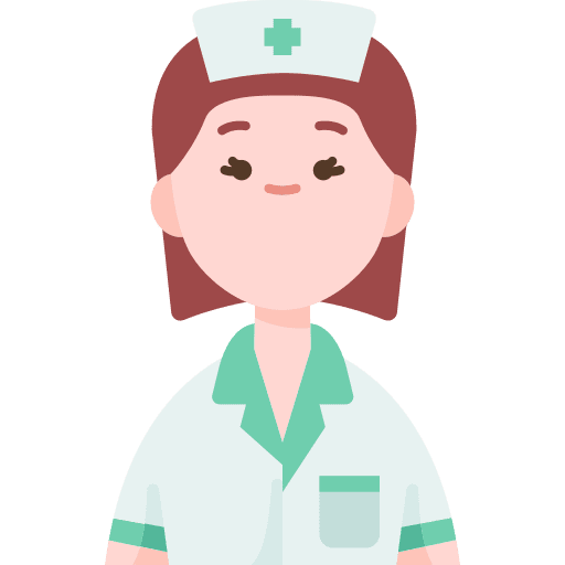 Nurse user caucasian nurse icon Nurse user caucasian nurse icon