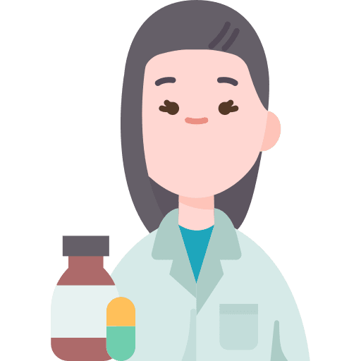 Pharmacist caucasian pharmacist user icon Pharmacist caucasian pharmacist user icon
