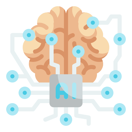 Brain brain artificial intelligence ai icon Brain brain artificial intelligence ai icon
