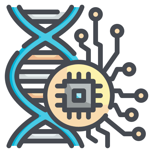 Dna education dna science icon