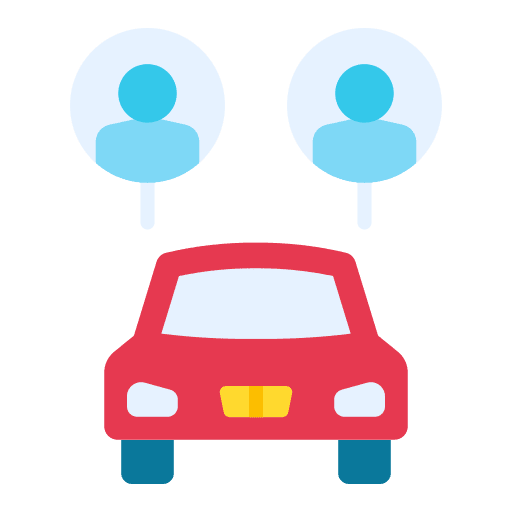 Car sharing transportation transport car sharing icon