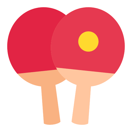 Ping pong table tennis sports and competition ping pong icon