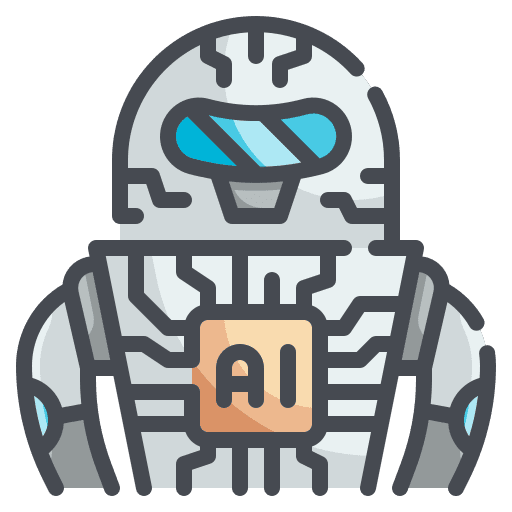 Robotic techonology machine electronics icon Robotic techonology machine electronics icon