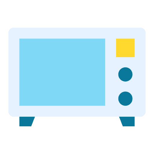 Microwave oven food and restaurant electric appliance electronics icon Microwave oven food and restaurant electric appliance electronics icon
