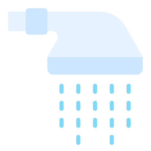 Shower hygiene relax bathroom icon Shower hygiene relax bathroom icon
