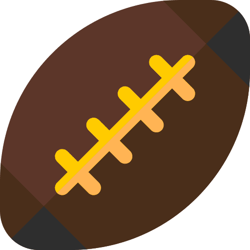 American football american football rugby ball sports and competition icon