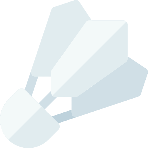 Badminton birdie sports and competition sport equipment icon