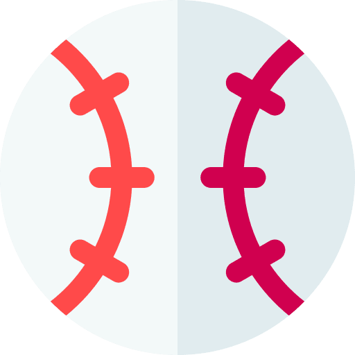Baseball equipment sports and competition ball icon