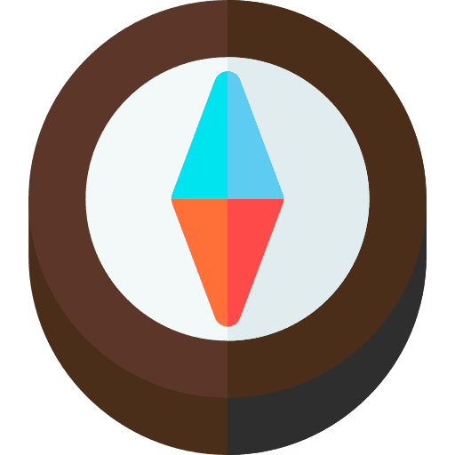 Compass maps and location location compass icon