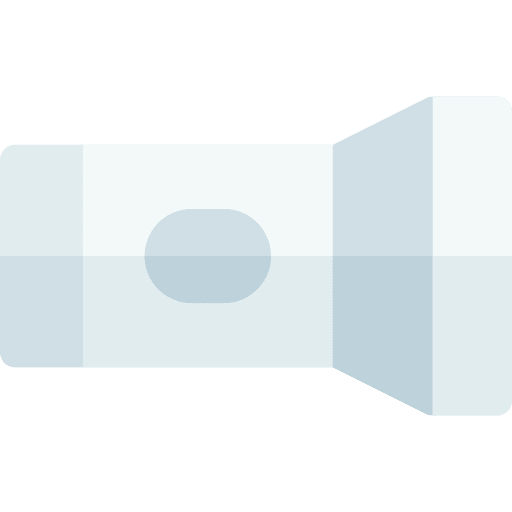 Flashlight electronics exploration investigation icon