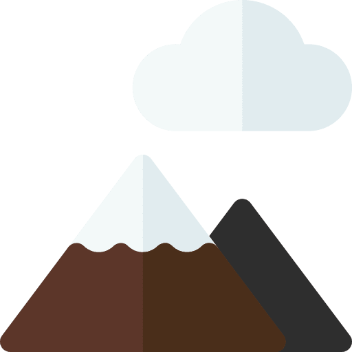 Mountain mountain landscape altitude icon