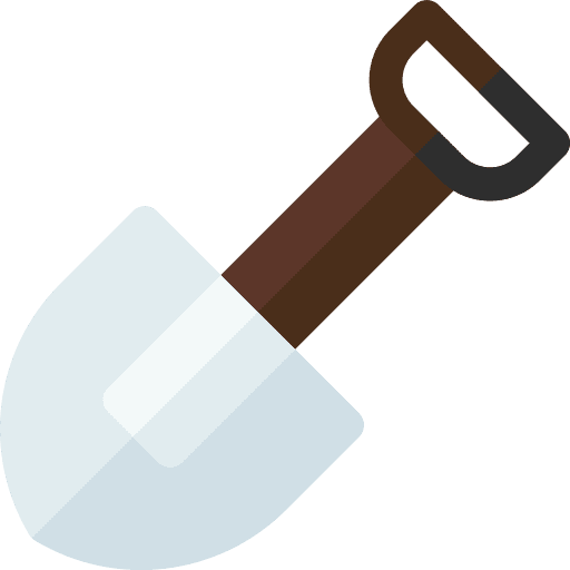Shovel shovel digging construction icon