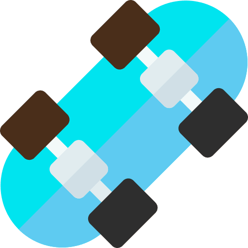 Skateboard transport skateboard sport equipment icon