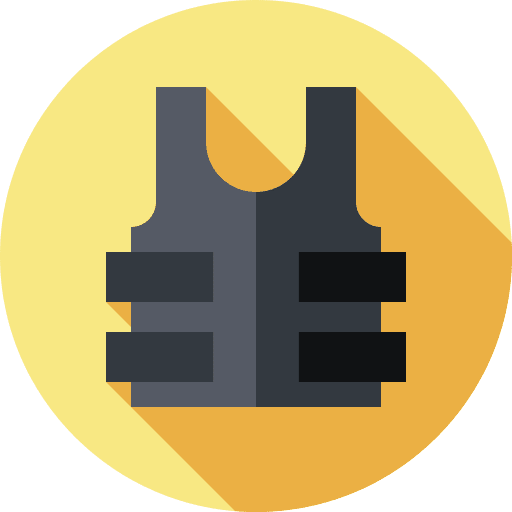 Bulletproof vest war bulletproof vest armor icon