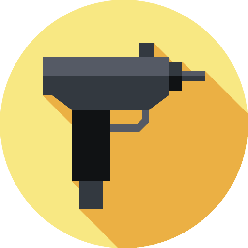 Uzi army shotgun war icon