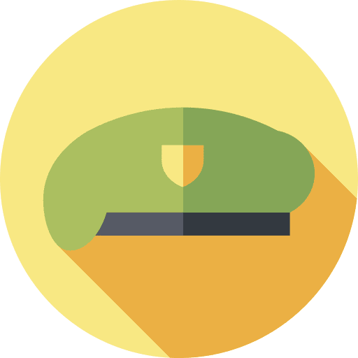 Beret beret fashion uniform icon